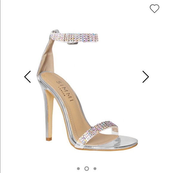 SIMMI Rose Gold clear heel - Picture 2 of 2